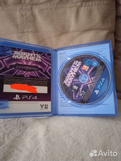 Диск agents OF mayhem для PS4 PS5