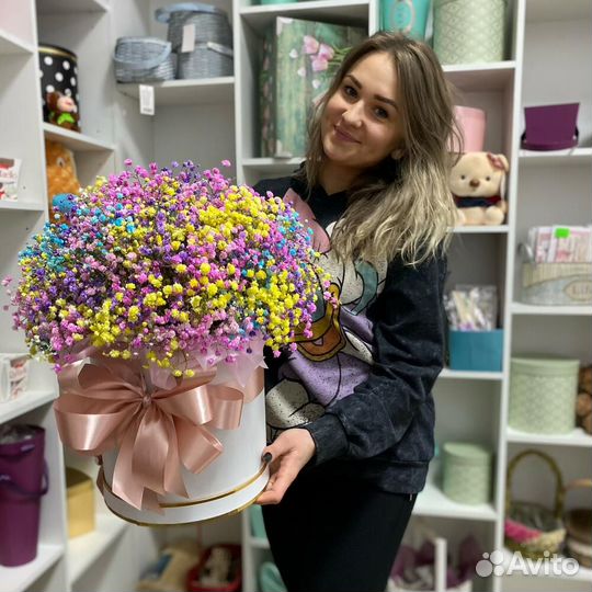 Гипсофила в коробке