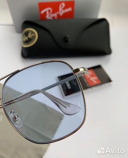 Очки ray ban aviator авиаторы прозрачные
