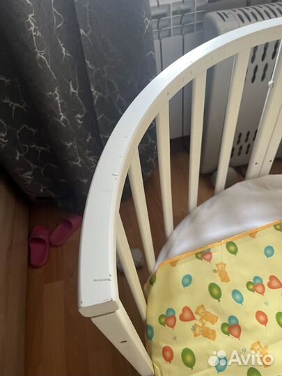 Детская кровать для новорожденных бу
