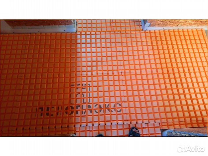 Теплый пол (пенопласт)