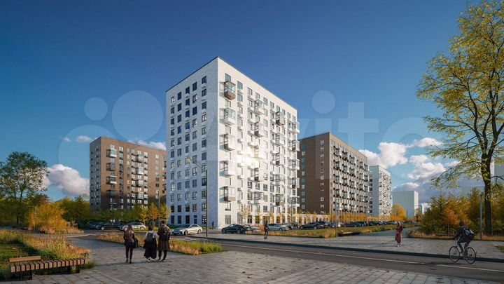 1-к. квартира, 34,4 м², 10/15 эт.