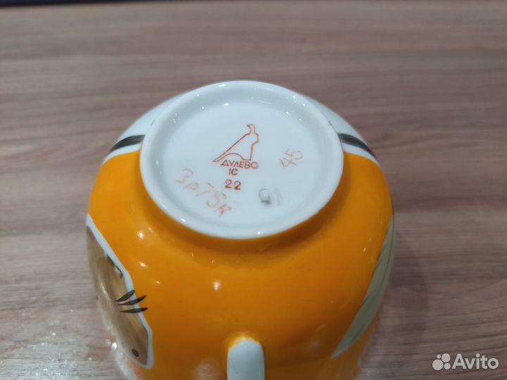 Чашка с блюдцем лфз дулево