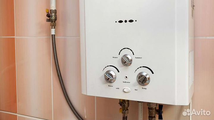 Установка газовый колонок, котлов и любого газово