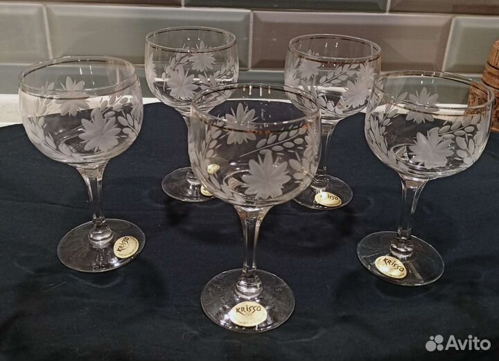 Хрустальные фужеры СССР