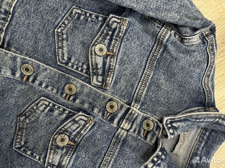 Джинсовая куртка детская 92