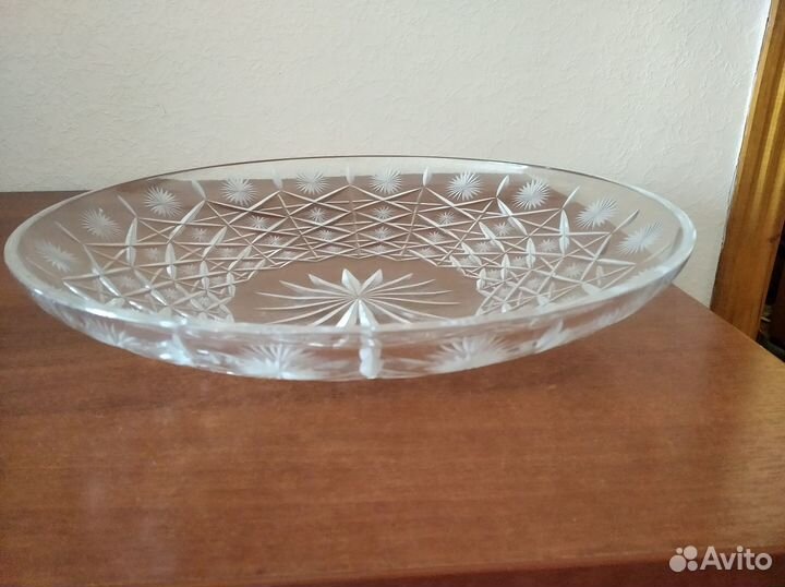 Ваза хрустальная