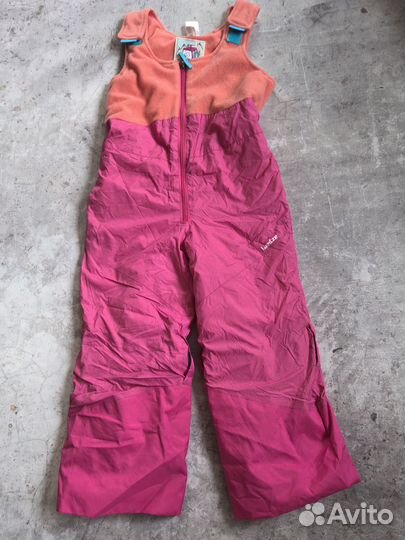 Демисезонный полукомбинезон на девочку 98-104