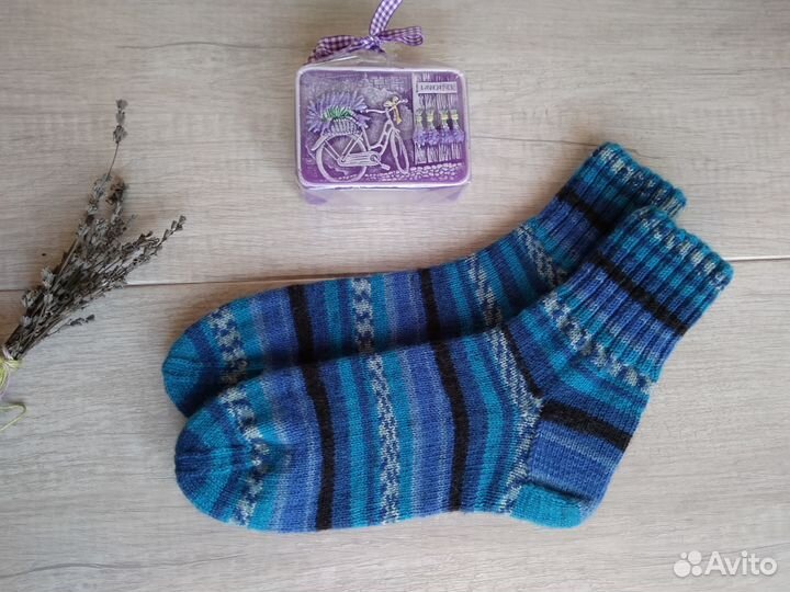 Носки шерстяные вязаные, размер 36 - 37, новые