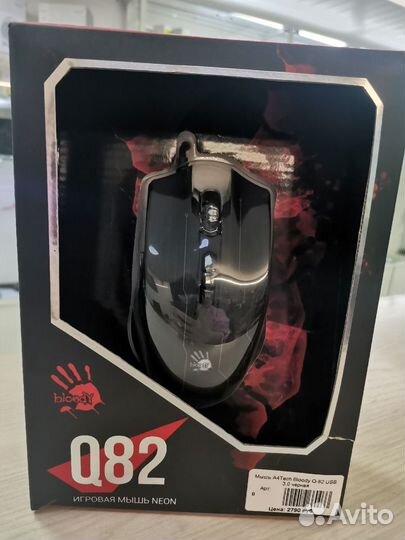 Мышь A4Tech Bloody Q-82 USB 3.0