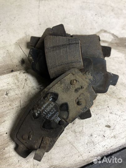 Задние тормозные колодки Hyundai Solaris 2