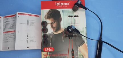 Беспроводные наушники Вакуумные + микрофон Ipipoo