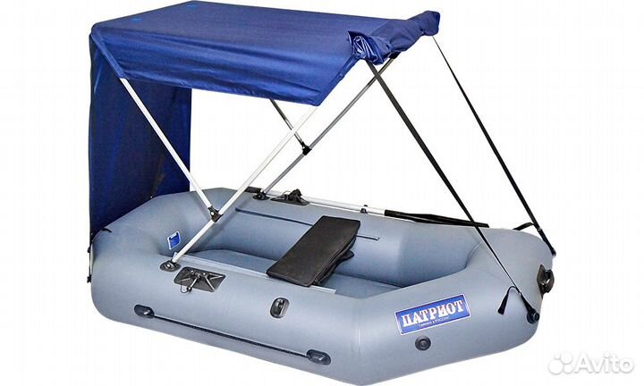 Тент на лодку 220-260 мостик №1.4 олива