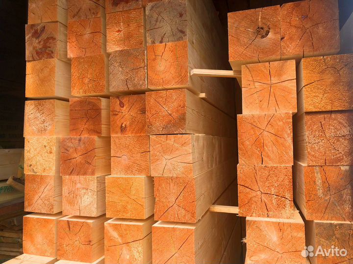 Брус из сосны 100х150мм, гост