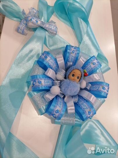 Бант на выписку из роддома