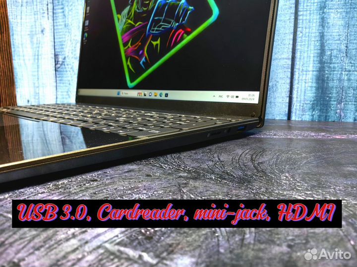 Новый ноутбук i5 + наушники и USB hub в подарок