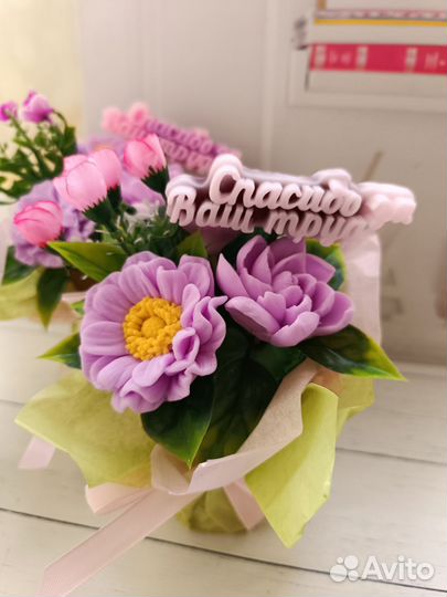 Букет из мыла