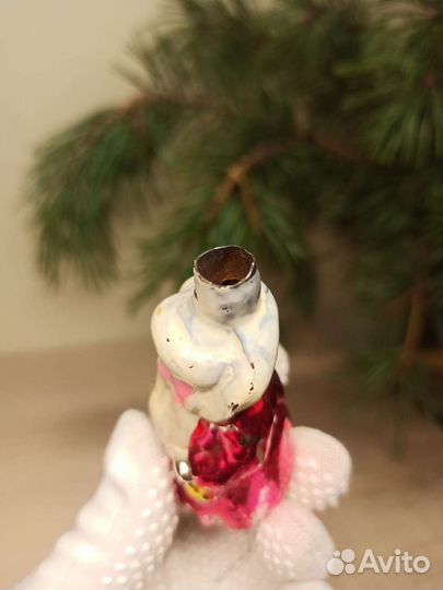 Игрушка Ёлочная Новогодняя Дед Мороз СССР