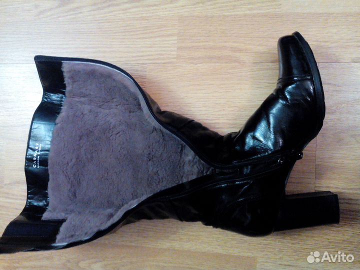 Женские сапоги из натуральной кожи