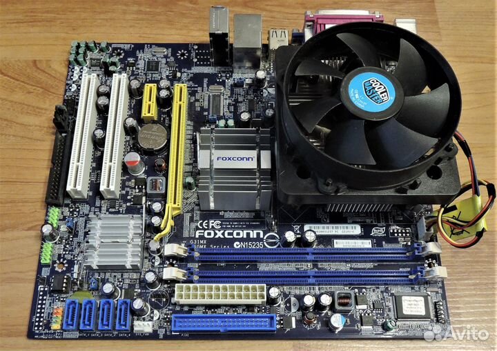 Материнка+проц