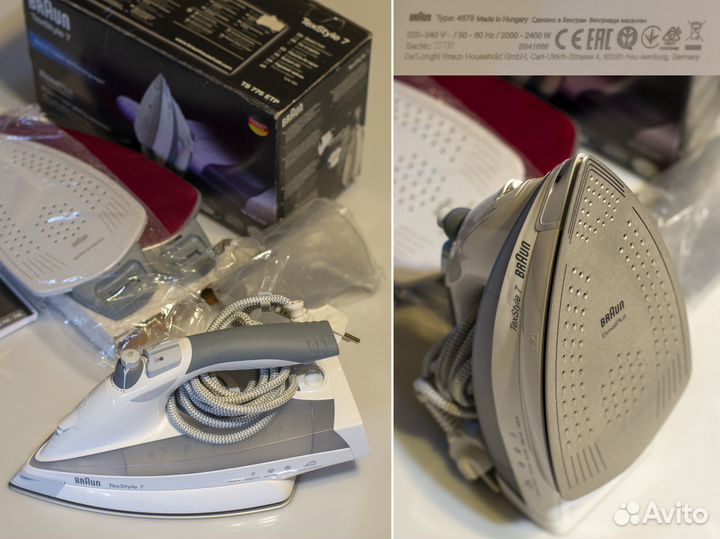 Утюги Braun TexStyle 7, 9
