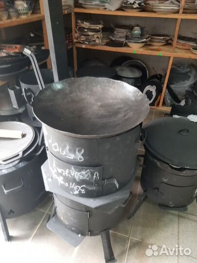 Казан вок вороненный