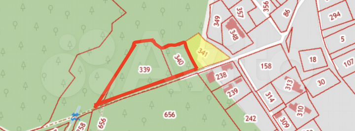 Участок 1,05 га (ИЖС)