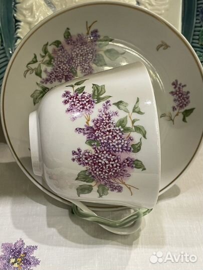 Чайная пара Гигант Сирень. И другие