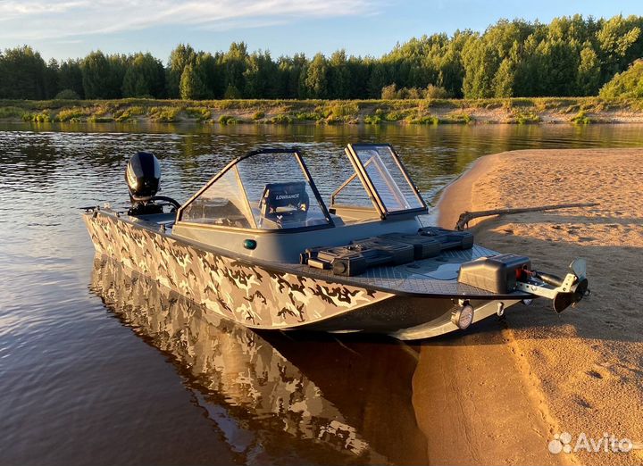 Swimmer+Mercury F20 EFI+Lowrance Elite FS9+Прицеп