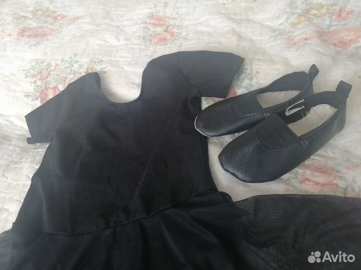 Купальник для танцев черный