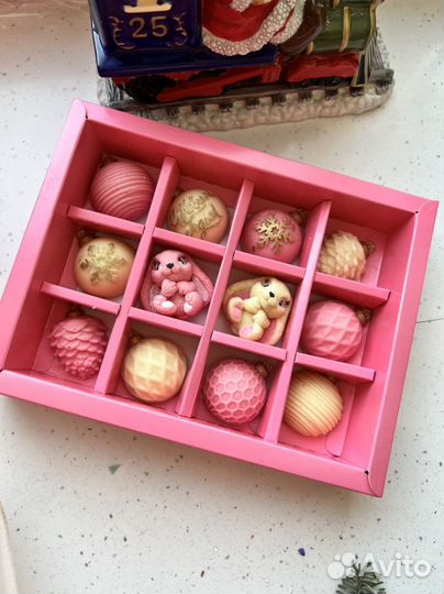 Новогодние шары шоколад