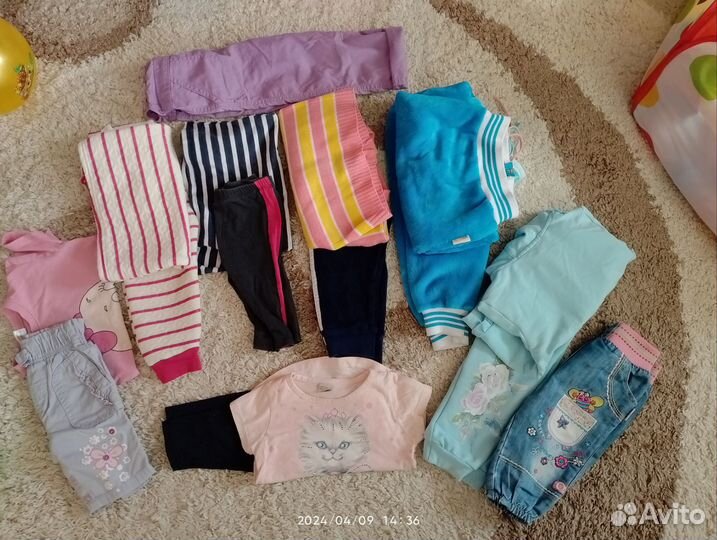 Детские вещи пакетом 74 80