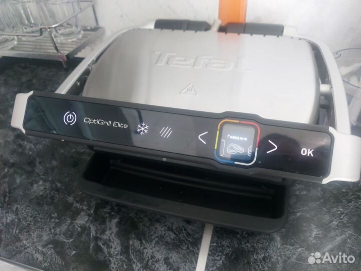 Гриль tefal optigrill elite