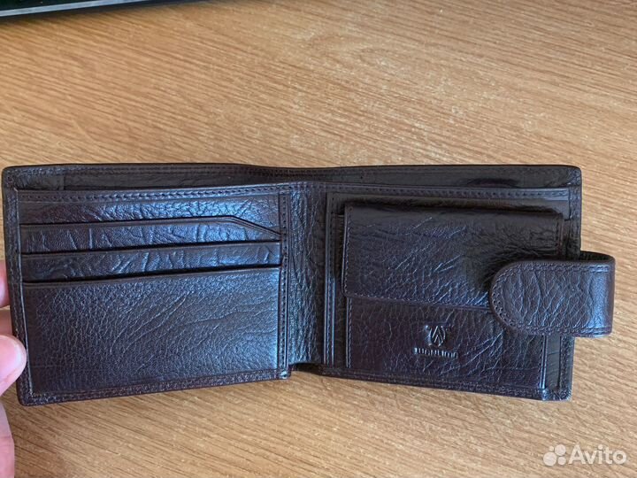 Кошелек мужской кожаный
