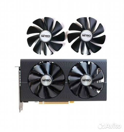 Вентилятор Sapphire RX470 480 570 RX 580 RX 590