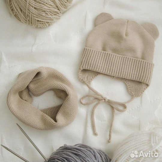 Детская шапка демисезонная 40-42 р