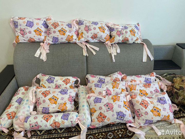 Бортики в детскую кроватку