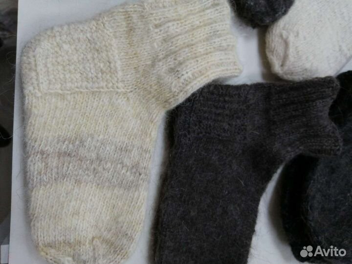 Носки из шерсти и пуха