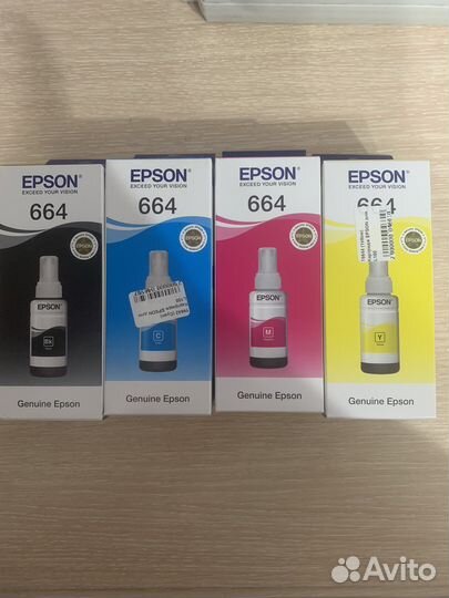 Чернила epson 664