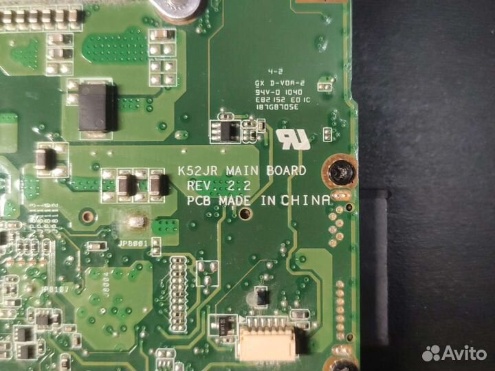 Asus K52J (k52jr main board rev: 2.0; rev: 2.2)