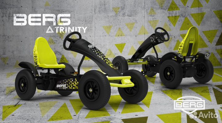Веломобиль Berg Trinity BFR