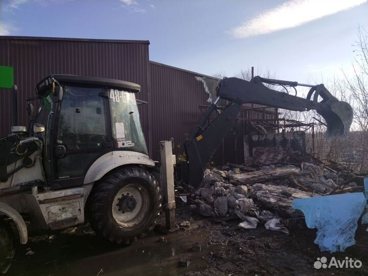 Демонтаж пола, стен.Вывоз мусора. Снос построек