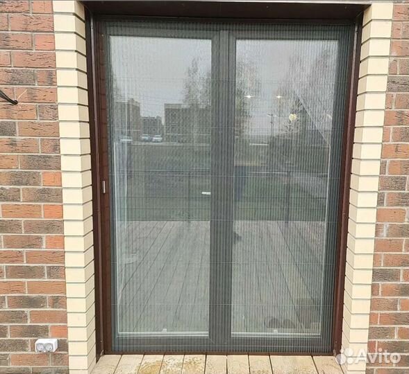 Москитные сетки гармошка Плиссе