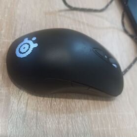 Игровая мышь steelseries rubberized raw black