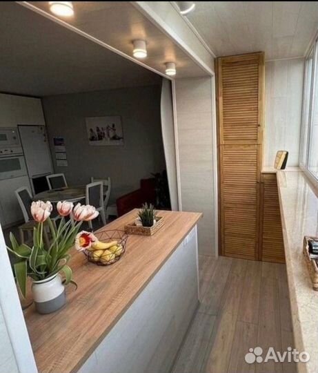 Отделка балконов и остекление