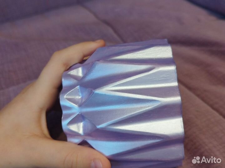 Ваза ручного изделия из гипса