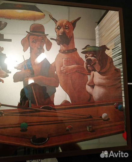 Картина про бильярд