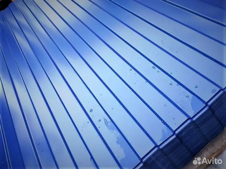 Профнастил С10A RAL 5005 сигнальный синий