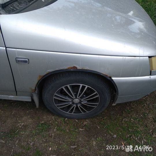 Крыло Ваз 2110 переднее Цвет Снежная Королева