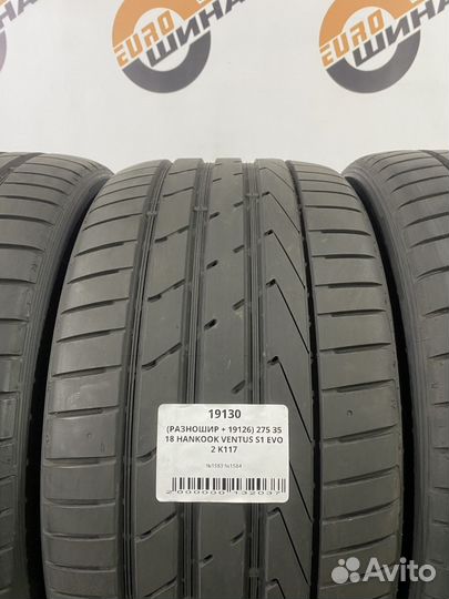 Hankook Ventus S1 Evo 2 K117 245/40 R18 и 275/35 R18